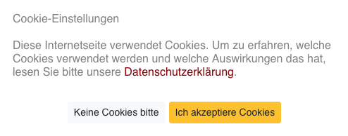 Cookies-Fenster